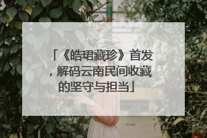 《皓珺藏珍》首发，解码云南民间收藏的坚守与担当