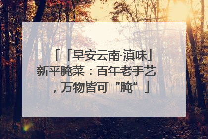「早安云南·滇味」新平腌菜：百年老手艺，万物皆可“腌”
