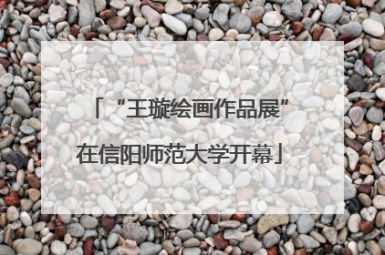 “王璇绘画作品展”在信阳师范大学开幕