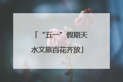 “五一”假期天水文旅百花齐放