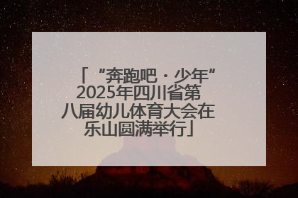 “奔跑吧・少年”2025年四川省第八届幼儿体育大会在乐山圆满举行