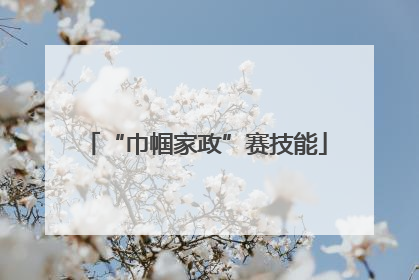 “巾帼家政”赛技能