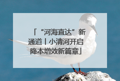 “河海直达”新通道丨小清河开启降本增效新篇章