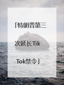 特朗普第三次延长TikTok禁令