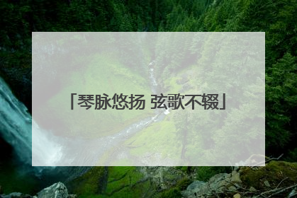 琴脉悠扬 弦歌不辍
