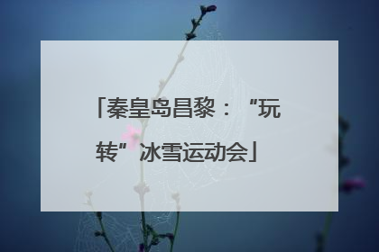 秦皇岛昌黎：“玩转”冰雪运动会