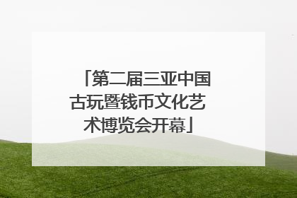 第二届三亚中国古玩暨钱币文化艺术博览会开幕