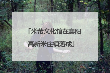 米芾文化馆在襄阳高新米庄镇落成