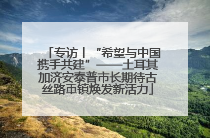 专访丨“希望与中国携手共建”——土耳其加济安泰普市长期待古丝路重镇焕发新活力