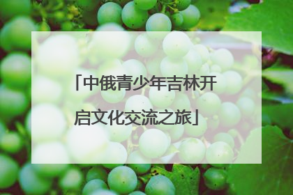 中俄青少年吉林开启文化交流之旅