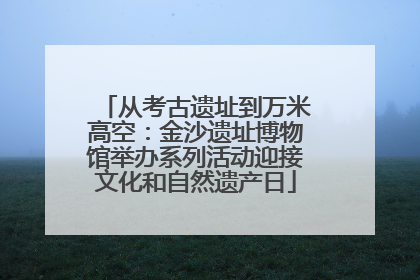 从考古遗址到万米高空：金沙遗址博物馆举办系列活动迎接文化和自然遗产日