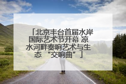 北京丰台首届水岸国际艺术节开幕 凉水河畔奏响艺术与生态 “交响曲”
