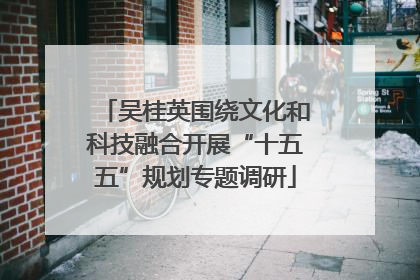 吴桂英围绕文化和科技融合开展“十五五”规划专题调研