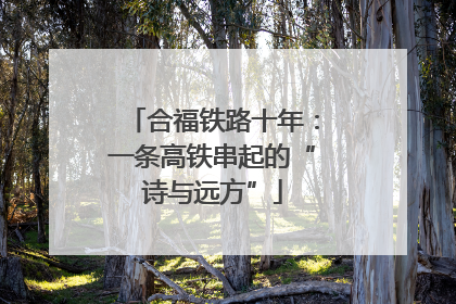 合福铁路十年：一条高铁串起的“诗与远方”