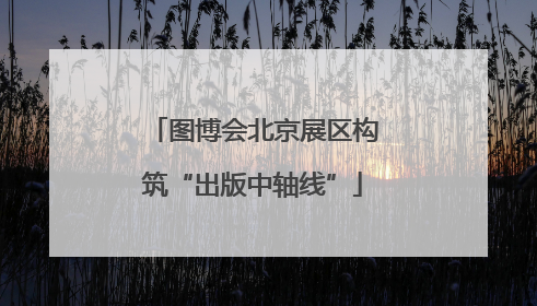 图博会北京展区构筑“出版中轴线”