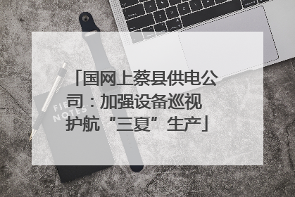 国网上蔡县供电公司：加强设备巡视 护航“三夏”生产