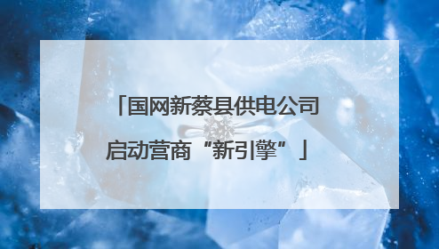 国网新蔡县供电公司启动营商“新引擎”