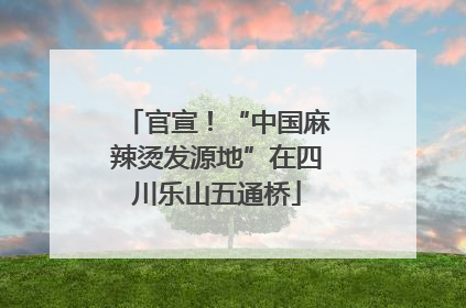 官宣！“中国麻辣烫发源地”在四川乐山五通桥