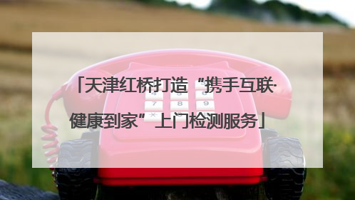 天津红桥打造“携手互联·健康到家”上门检测服务