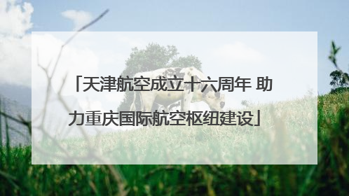 天津航空成立十六周年 助力重庆国际航空枢纽建设