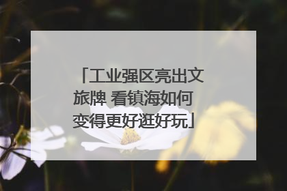 工业强区亮出文旅牌 看镇海如何变得更好逛好玩