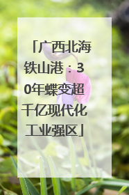 广西北海铁山港：30年蝶变超千亿现代化工业强区