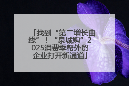 找到“第二增长曲线”！“泉城购”2025消费季帮外贸企业打开新通道