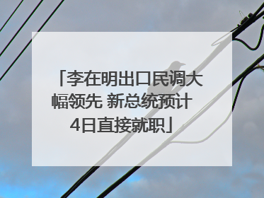李在明出口民调大幅领先 新总统预计4日直接就职