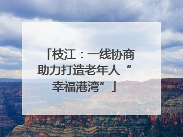 枝江：一线协商助力打造老年人“幸福港湾”