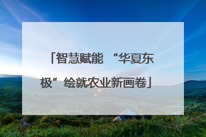 智慧赋能 “华夏东极”绘就农业新画卷