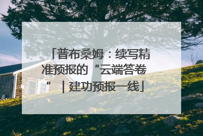 普布桑姆：续写精准预报的“云端答卷”｜建功预报一线
