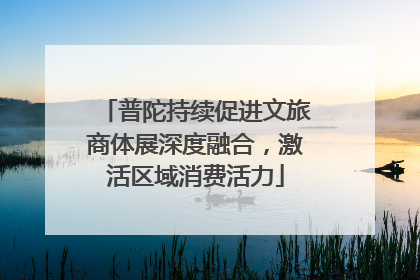 普陀持续促进文旅商体展深度融合，激活区域消费活力