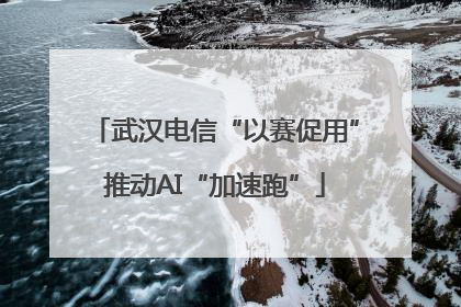 武汉电信“以赛促用”推动AI“加速跑”