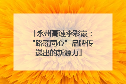 永州高速李彩霞：“路瑶同心”品牌传递出的新源力
