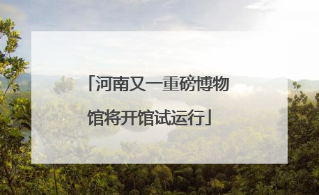 河南又一重磅博物馆将开馆试运行