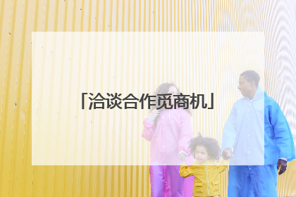 洽谈合作觅商机