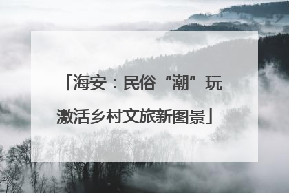 海安：民俗“潮”玩激活乡村文旅新图景