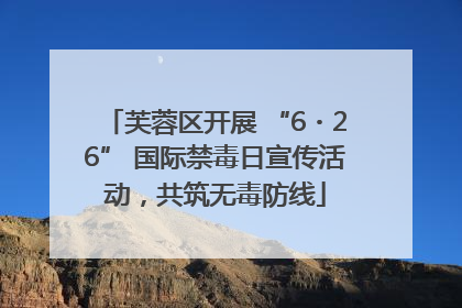芙蓉区开展 “6・26” 国际禁毒日宣传活动，共筑无毒防线
