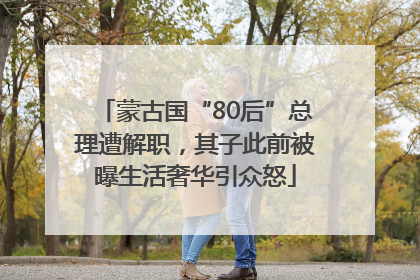 蒙古国“80后”总理遭解职，其子此前被曝生活奢华引众怒