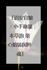 诏安官陂：小手称量本草韵 童心熔铸国粹魂