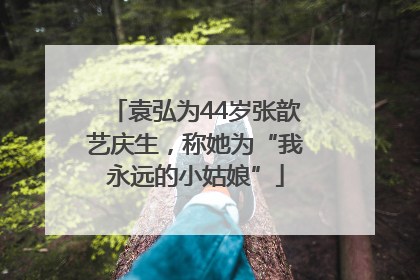 袁弘为44岁张歆艺庆生，称她为“我永远的小姑娘”