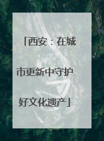 西安：在城市更新中守护好文化遗产