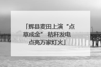 辉县麦田上演“点草成金” 秸秆发电点亮万家灯火