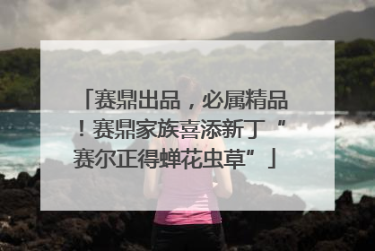 赛鼎出品，必属精品！赛鼎家族喜添新丁“赛尔正得蝉花虫草”