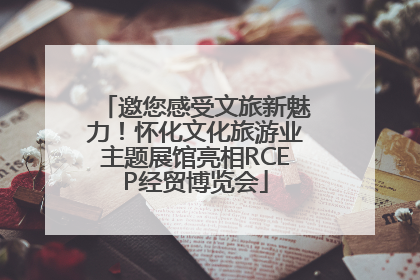 邀您感受文旅新魅力！怀化文化旅游业主题展馆亮相RCEP经贸博览会