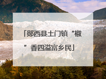 郧西县土门镇“椒”香四溢富乡民