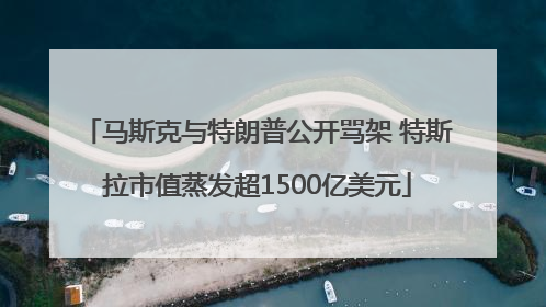 马斯克与特朗普公开骂架 特斯拉市值蒸发超1500亿美元