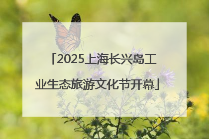 2025上海长兴岛工业生态旅游文化节开幕