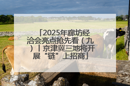 2025年廊坊经洽会亮点抢先看（九）丨京津冀三地将开展“链”上招商