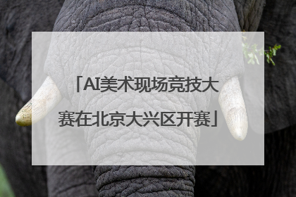AI美术现场竞技大赛在北京大兴区开赛